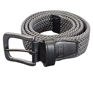 Nike G Flex Belt Braided Gray Woven Athletic Golf 42 In Sporty Minimal Everyday